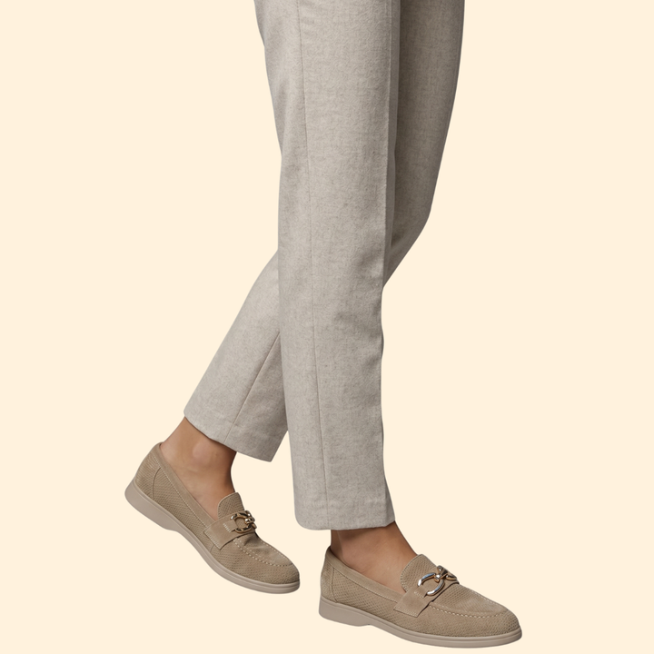 Women’s Loafers with Gold Chain Detail
