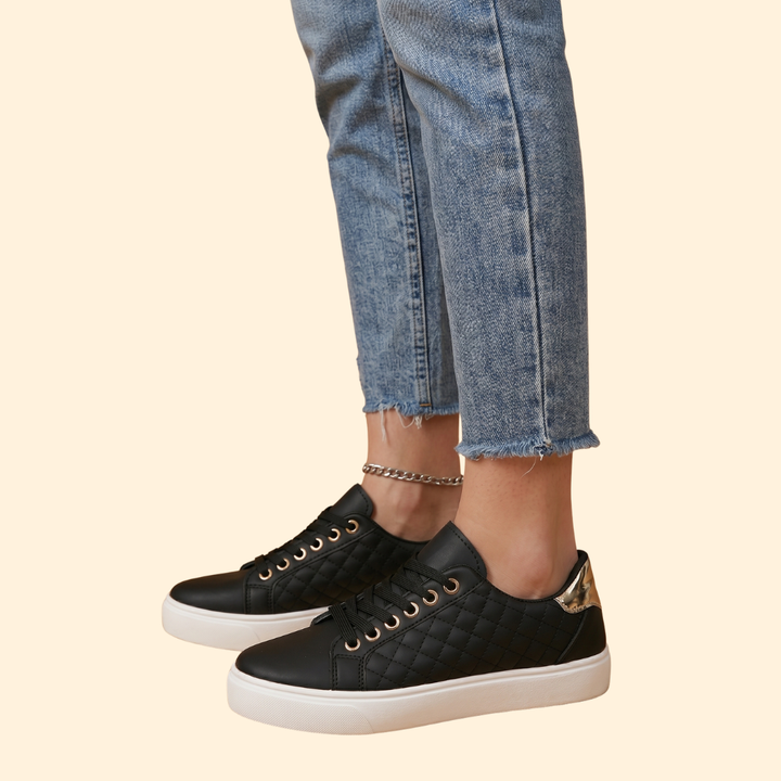 Women’s Quilted Sneakers Orthopedic Design