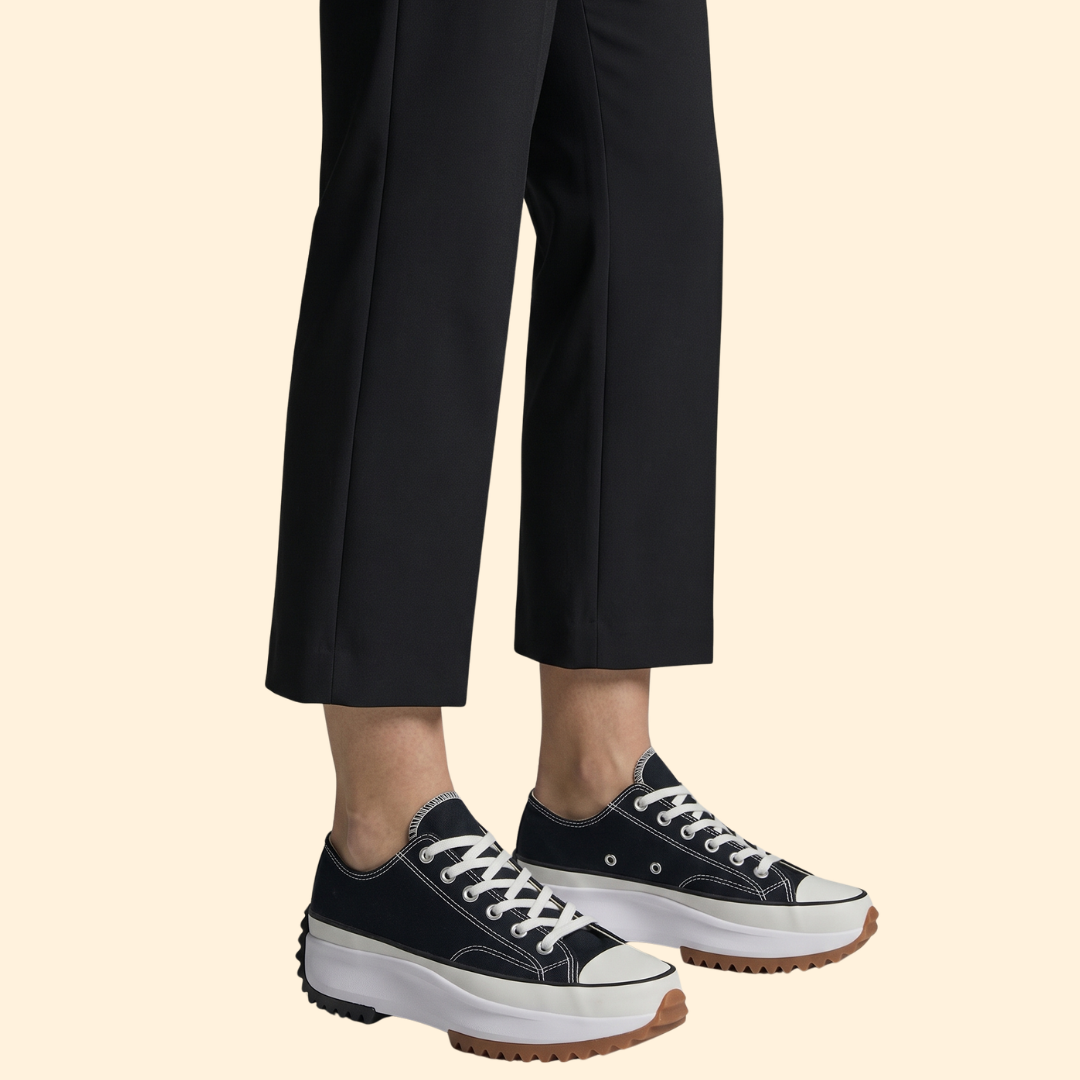 Women’s Lace Up Sneakers with Chunky Midsole