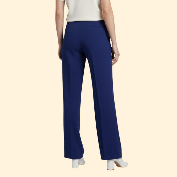 Women’s Wide-Leg Pants with Side Pleats