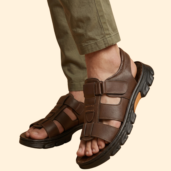 Men's Casual Sandals with Stitching
