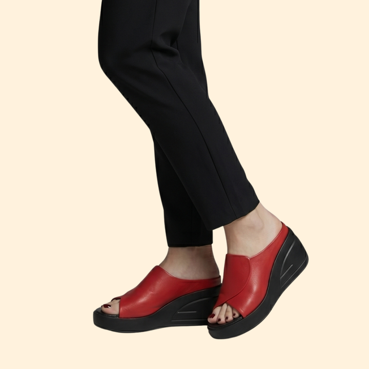 Women's Orthopedic Sandals with Peep-Toe