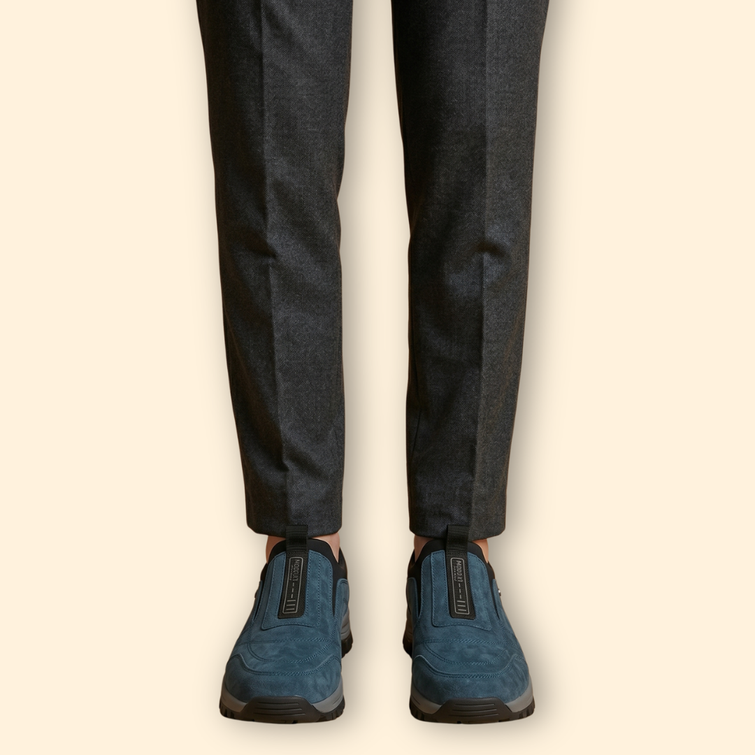 Men’s Textured Sole Shoes with Orthopedic Support