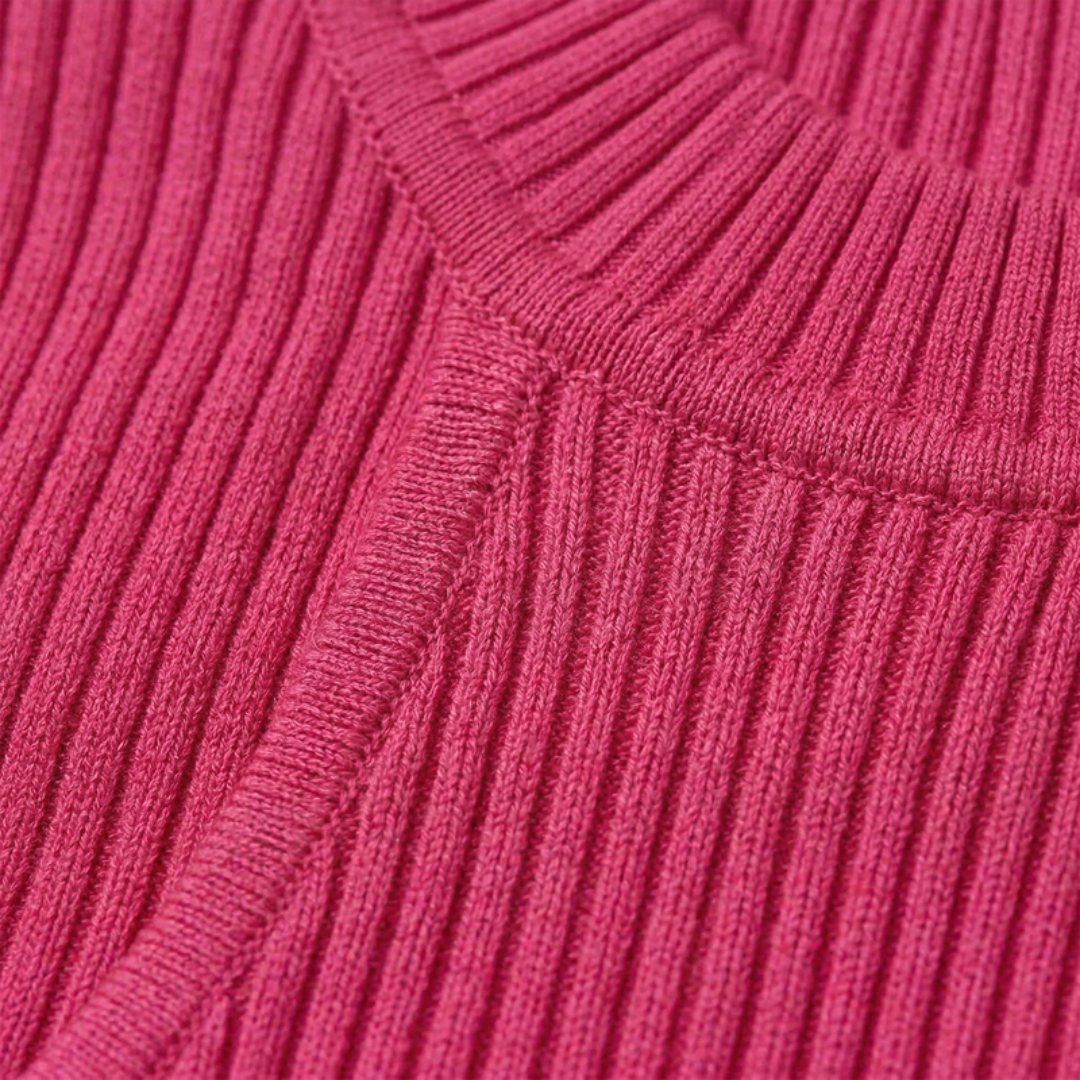 Women’s Sleeveless Crop Top with Ribbed Texture