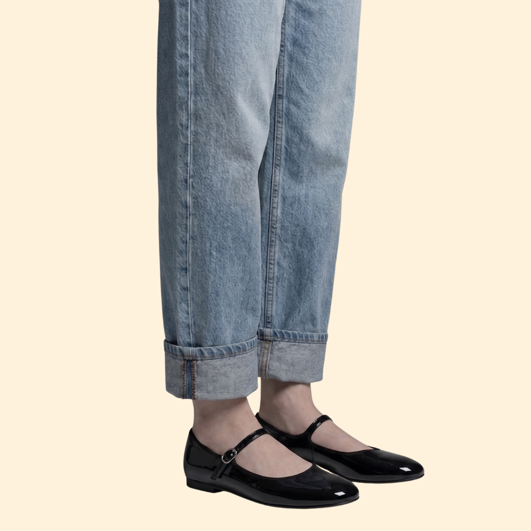 Women's Patent Shoes with Heel