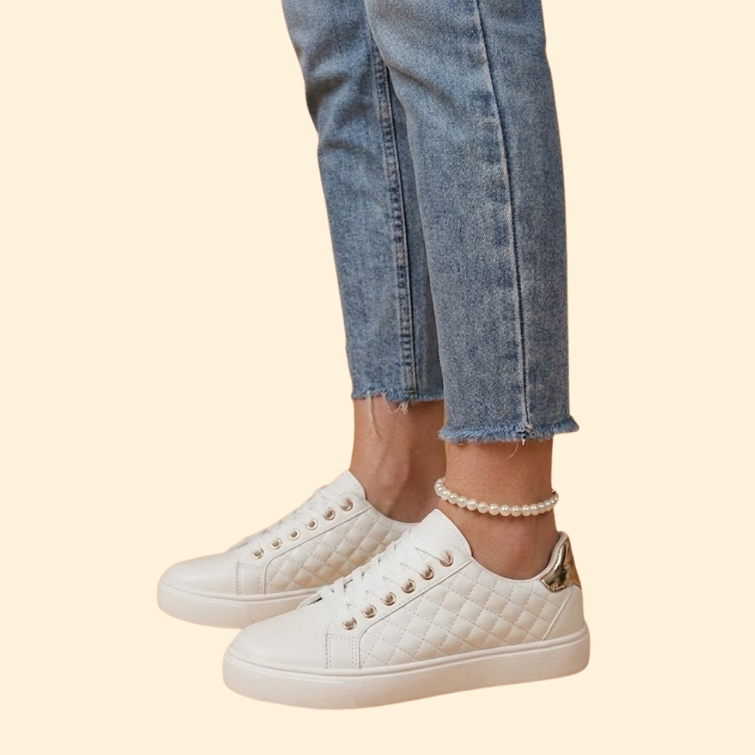 Women’s Quilted Sneakers Orthopedic Design