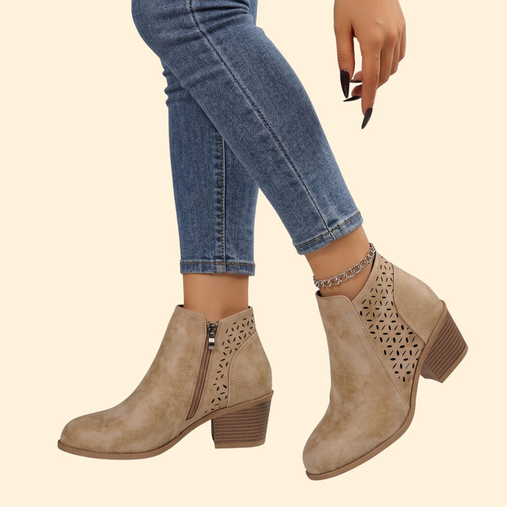 Women's Orthopedic Boots with Detailing