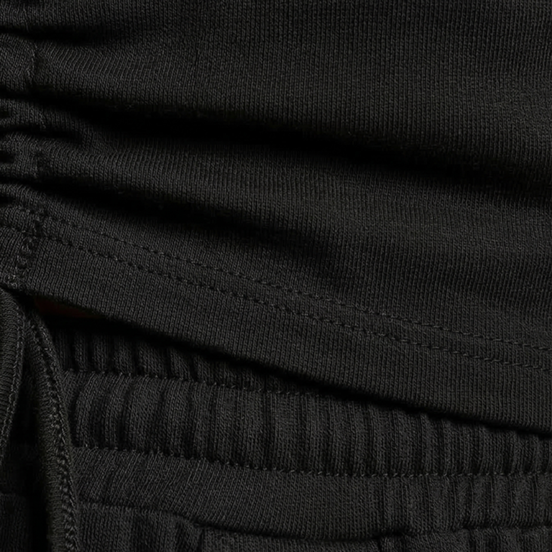 Women’s Casual Set with Cropped Top and Joggers