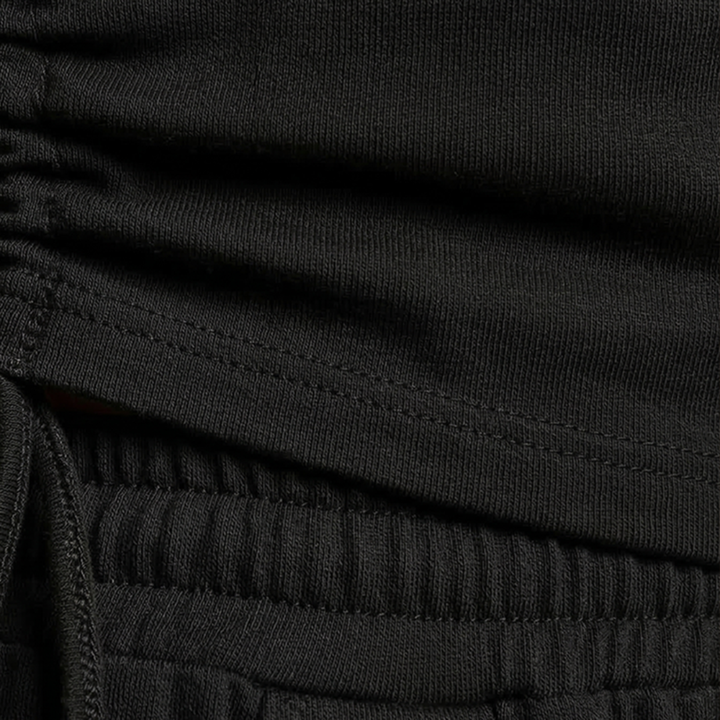 Women’s Casual Set with Cropped Top and Joggers