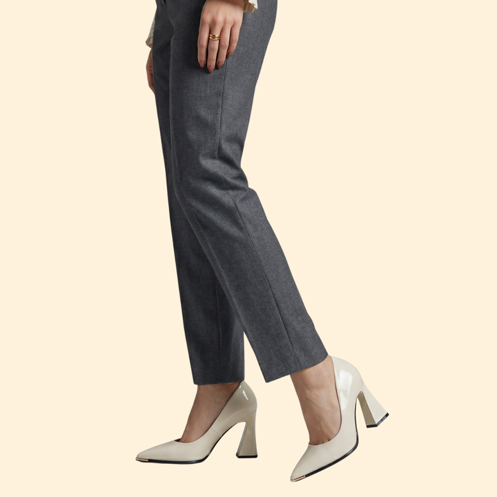 Women's Pointed Toe Pumps with Block Heel