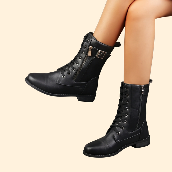 Women's Orthopedic Boots with Lace-Up