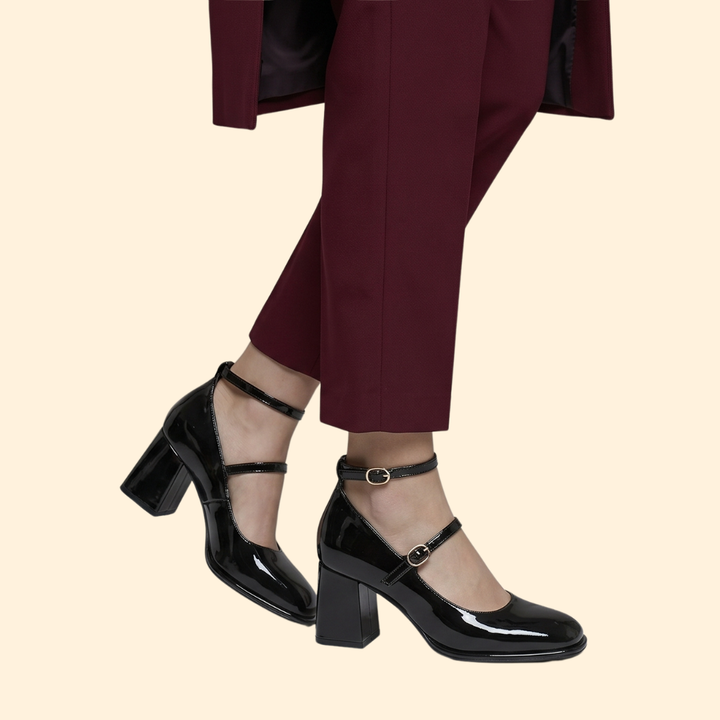 Women’s Ankle Strap Pumps with Heels