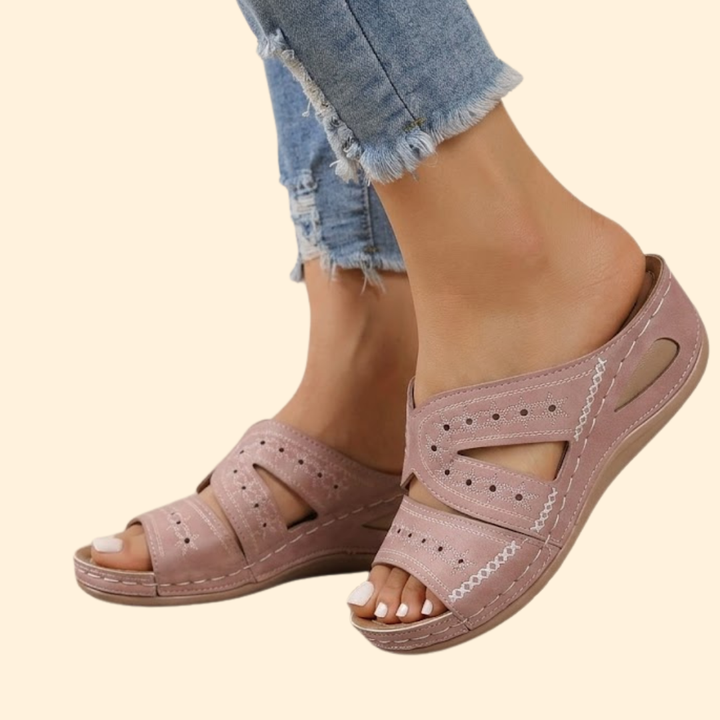 Women's Orthopedic Sandals with Embroidery