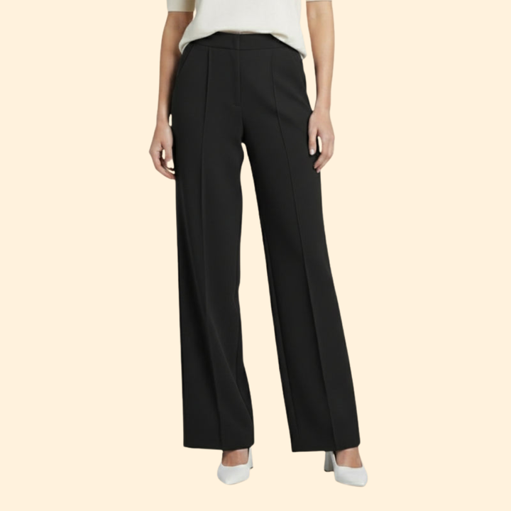 Women’s Wide-Leg Pants with Side Pleats