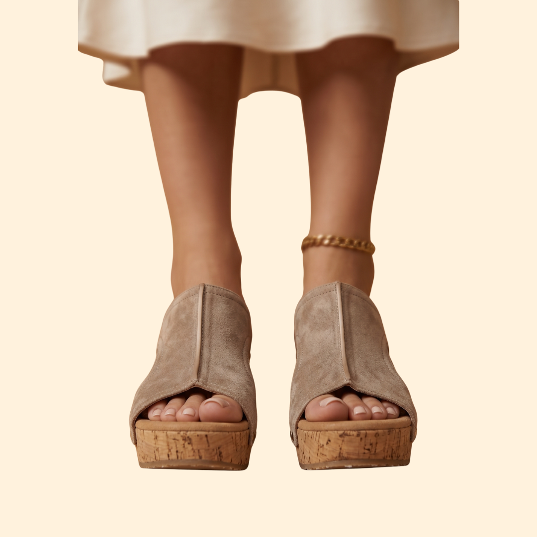 Women's Studded Wedge Sandals