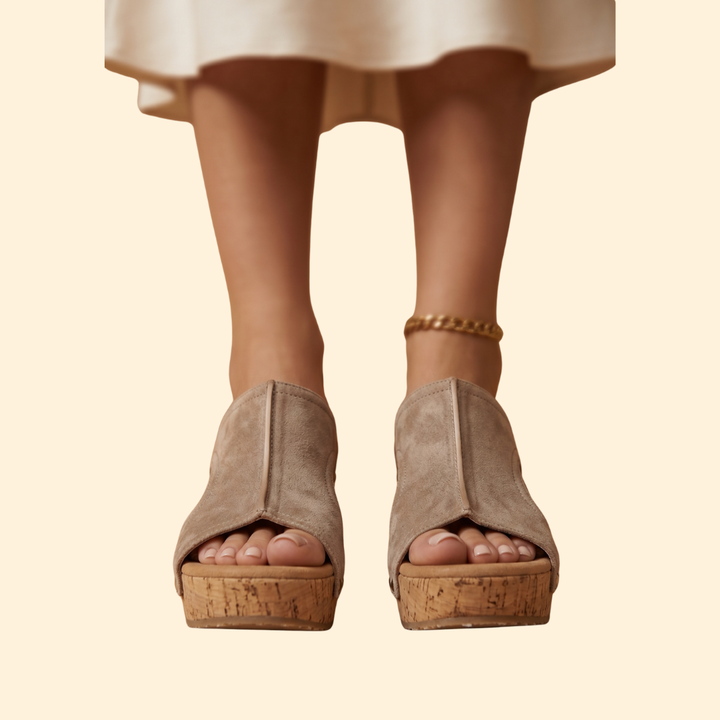 Women's Studded Wedge Sandals