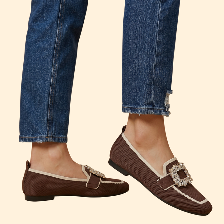 Women's Orthopedic Loafers with Buckle