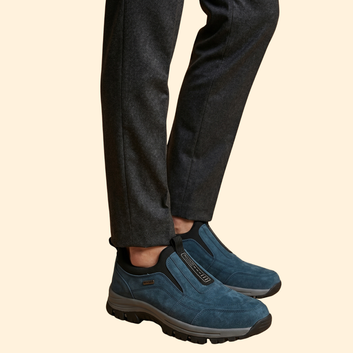 Men’s Textured Sole Shoes with Orthopedic Support