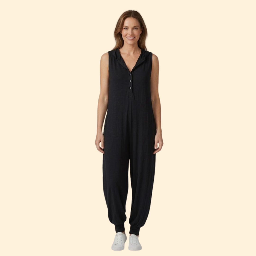Women’s Casual Jumpsuit Button Front