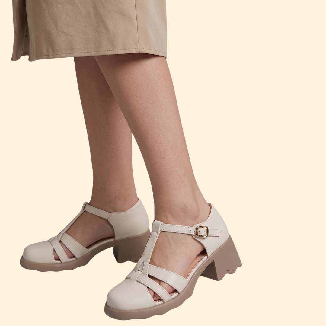 Women's Orthopedic Heels with Straps