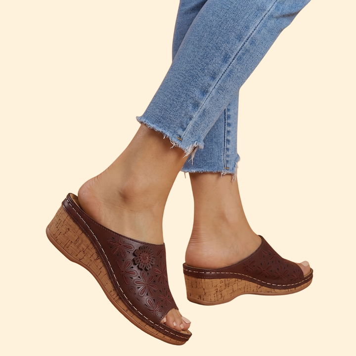 Women's Orthopedic Sandals with Cutouts