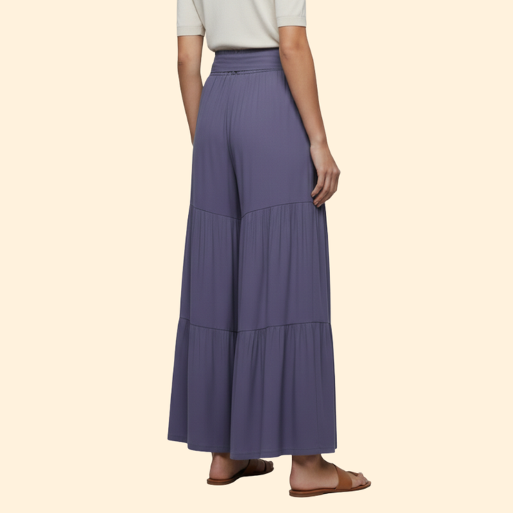 Women’s Wide Leg Pants with Tie Waist