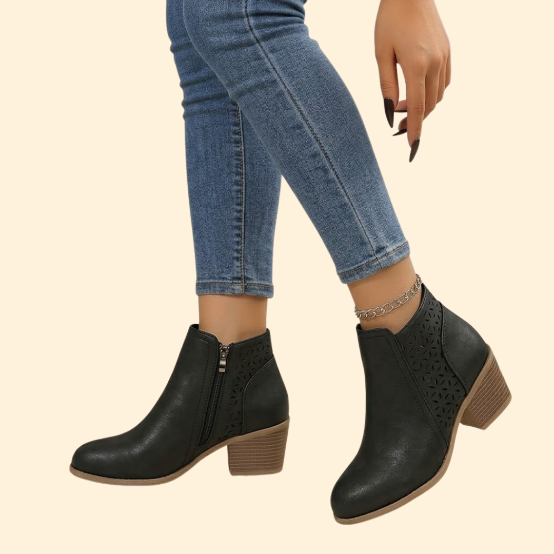Women's Orthopedic Boots with Detailing