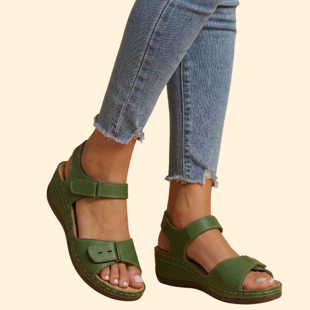 Women's Orthopedic Sandals Hook-and-Loop Straps