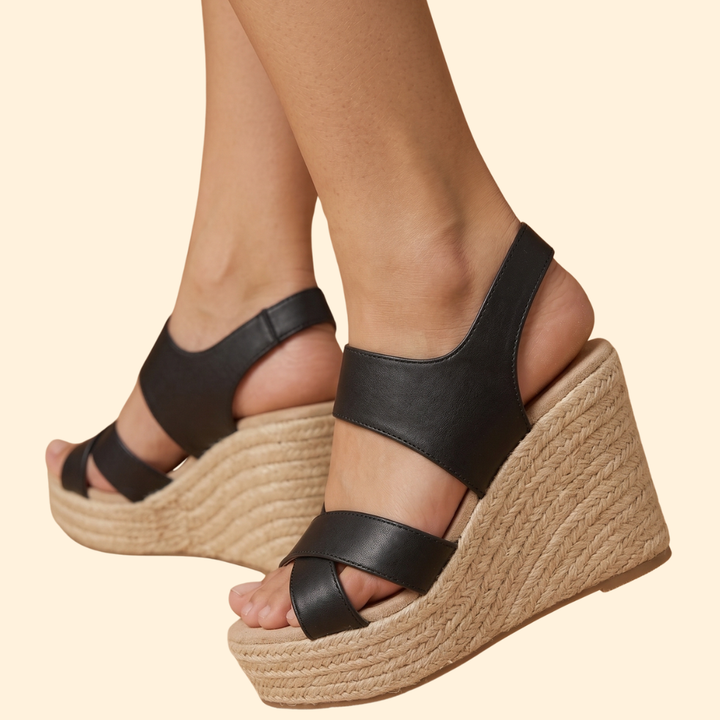 Women's Open Toe Sandals with Espadrille