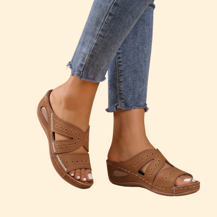 Women's Orthopedic Sandals with Embroidery