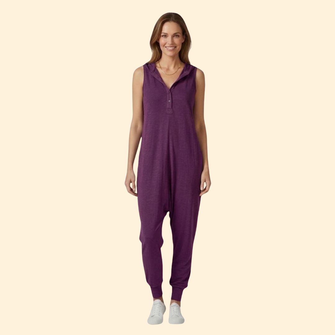 Women’s Casual Jumpsuit Button Front