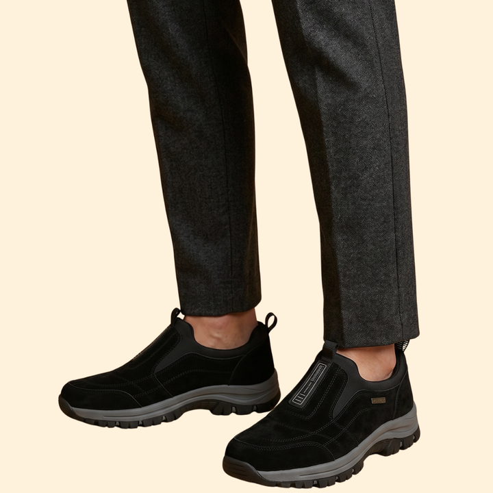 Men’s Textured Sole Shoes with Orthopedic Support