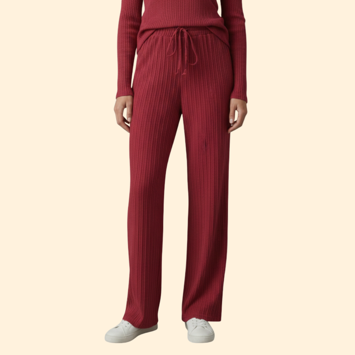 Women's Relaxed Palazzo Pants with Drawstring