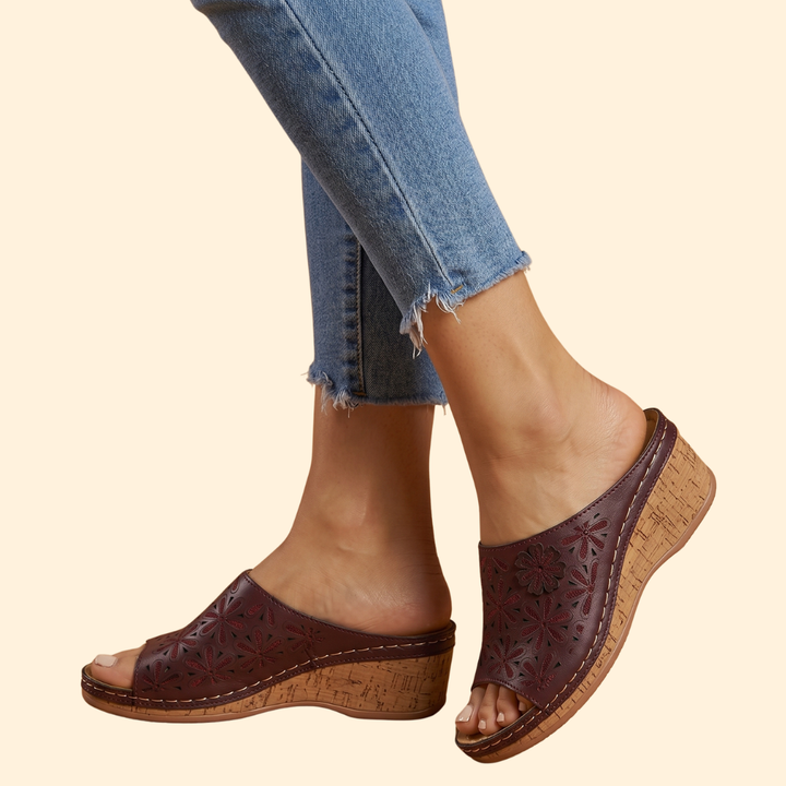 Women's Orthopedic Sandals with Cutouts