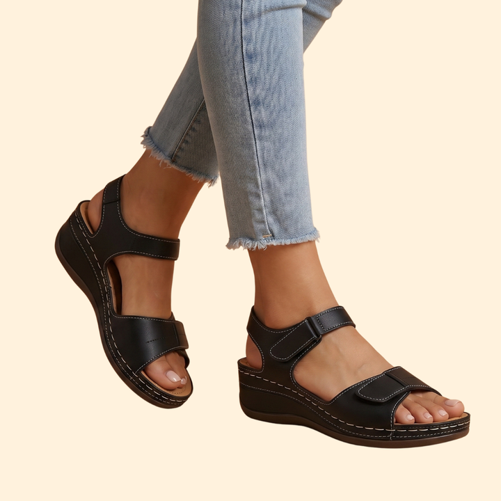 Women's Orthopedic Sandals Hook-and-Loop Straps