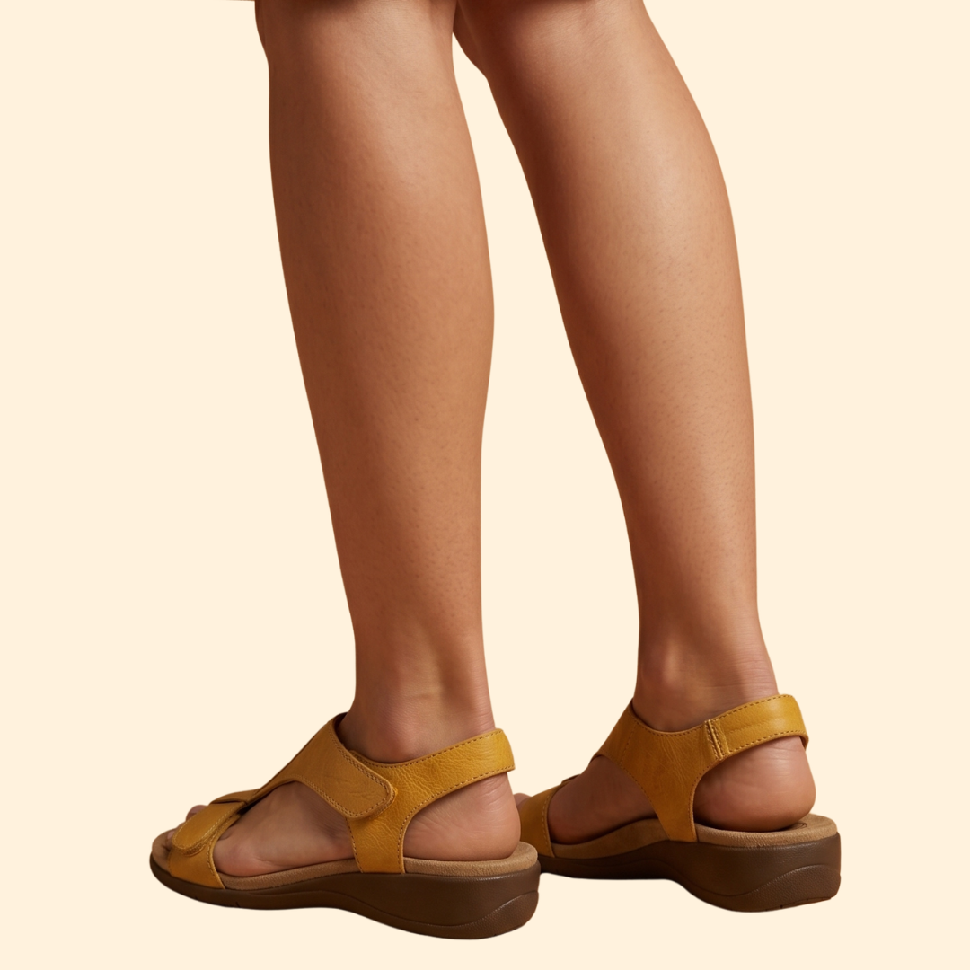 Women's T-Strap Sandals with Padding