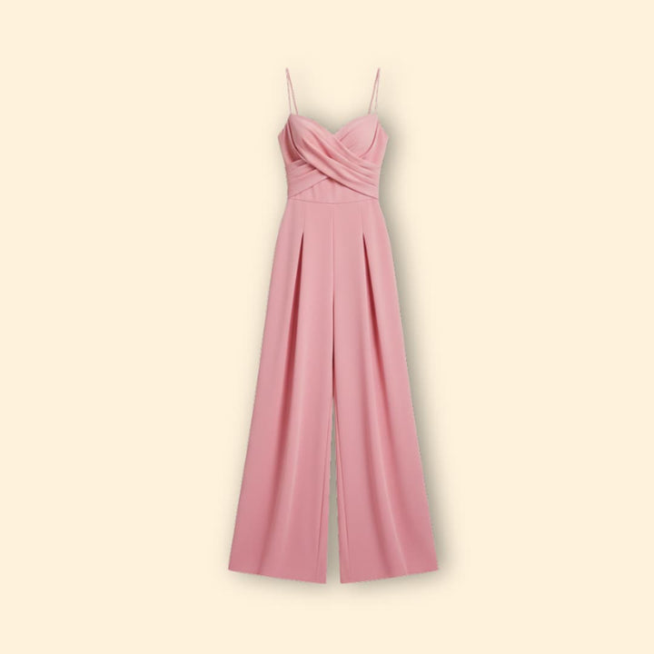 Women’s Evening Jumpsuit with Wide Leg Fit
