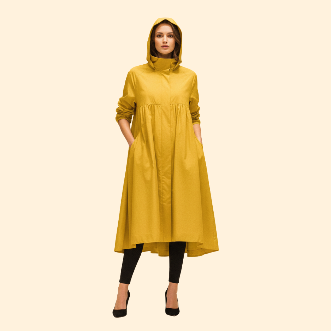 Women’s Hood Jacket with Front Zip Closure