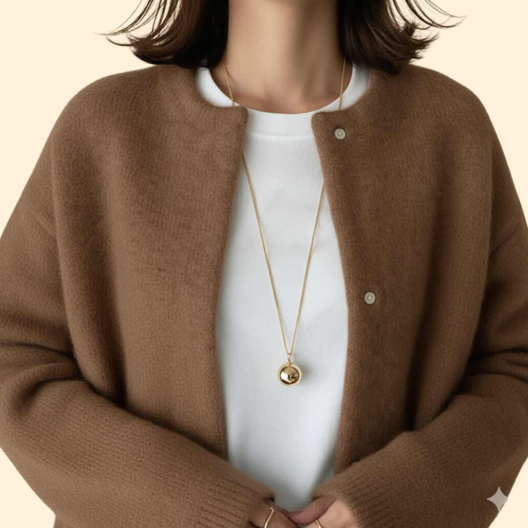 Women’s Cardigan with Button Front Closure