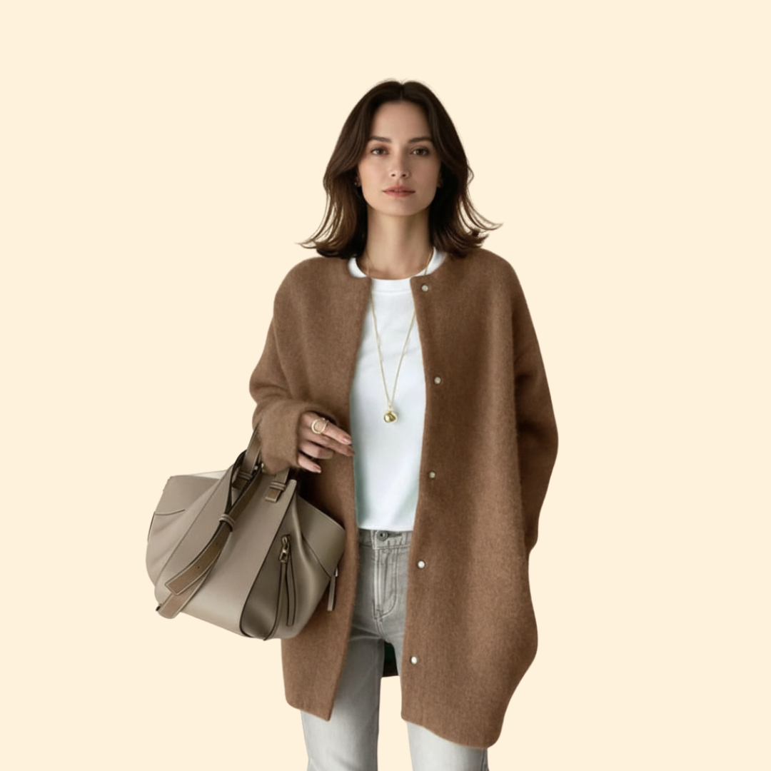 Women’s Cardigan with Button Front Closure