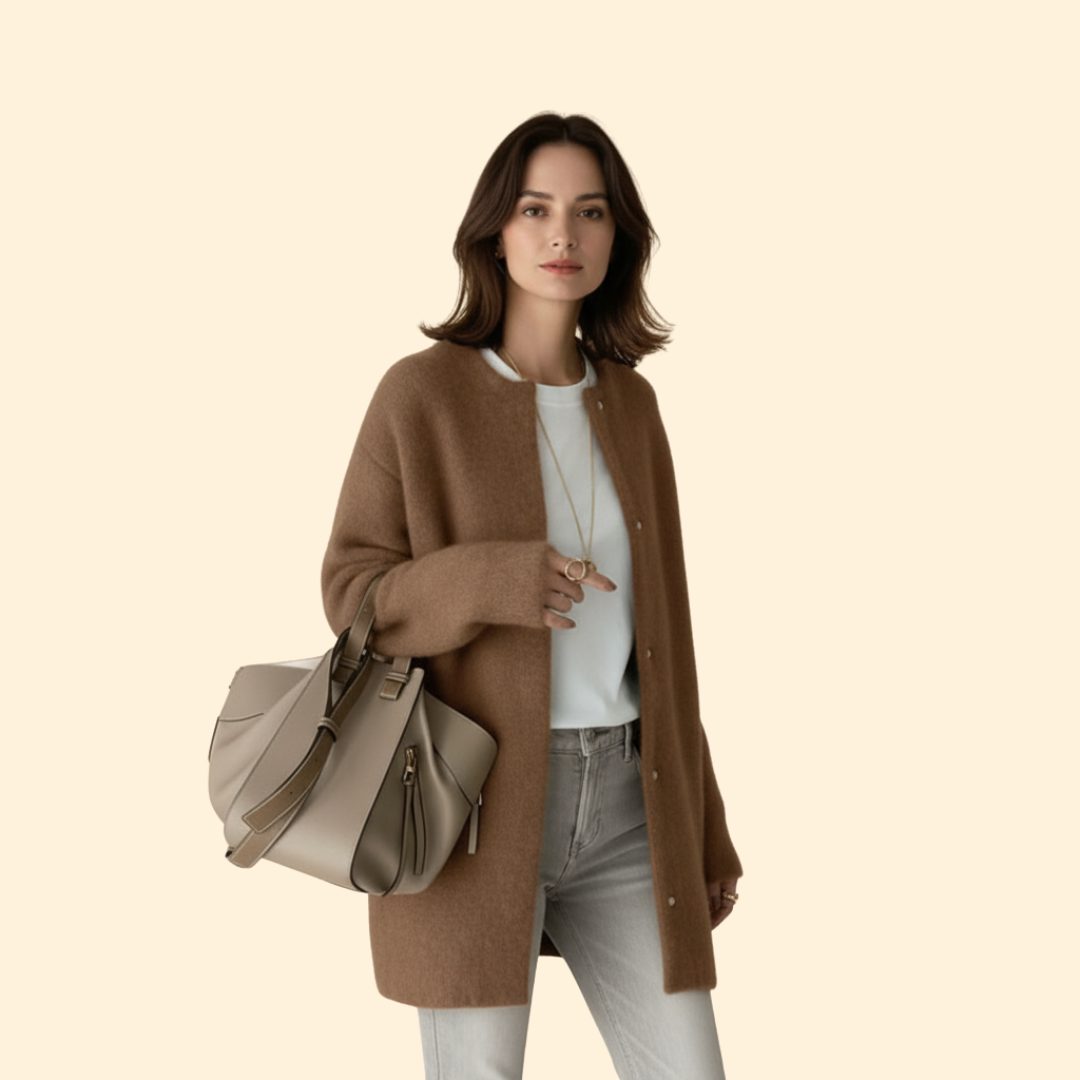 Women’s Cardigan with Button Front Closure