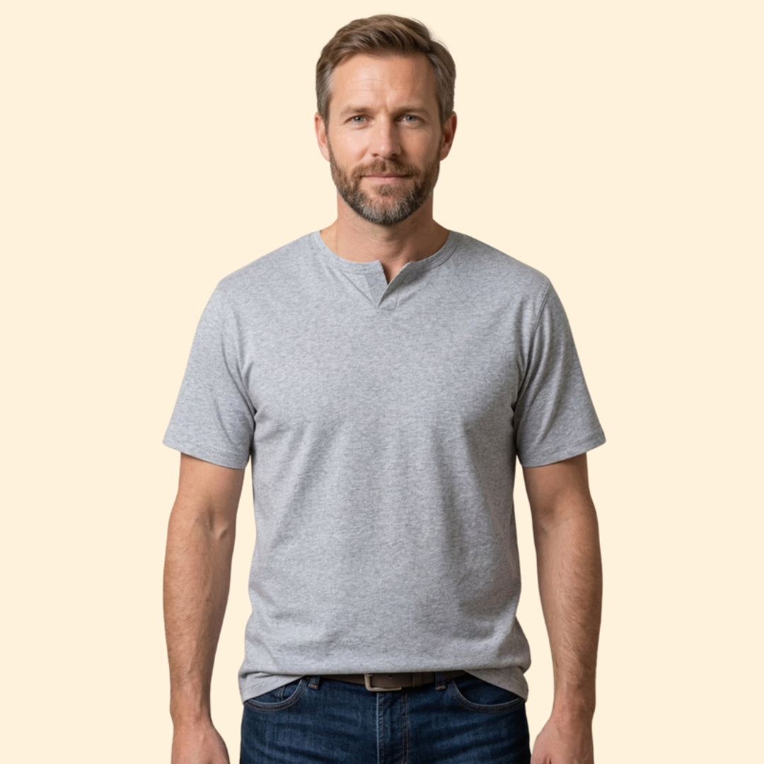 Men’s Basic T-Shirt with Crew Neck