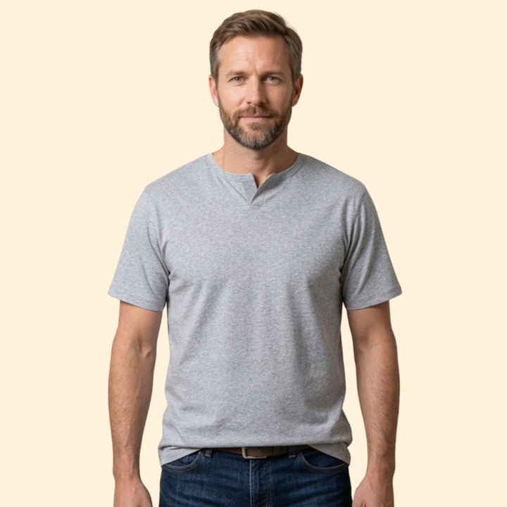Men’s Basic T-Shirt with Crew Neck