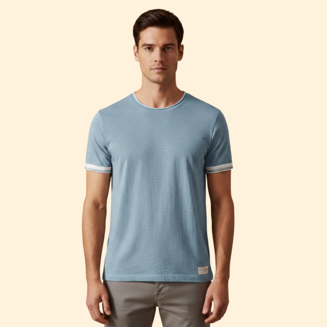 Men’s Basic T-shirt Crew Neck