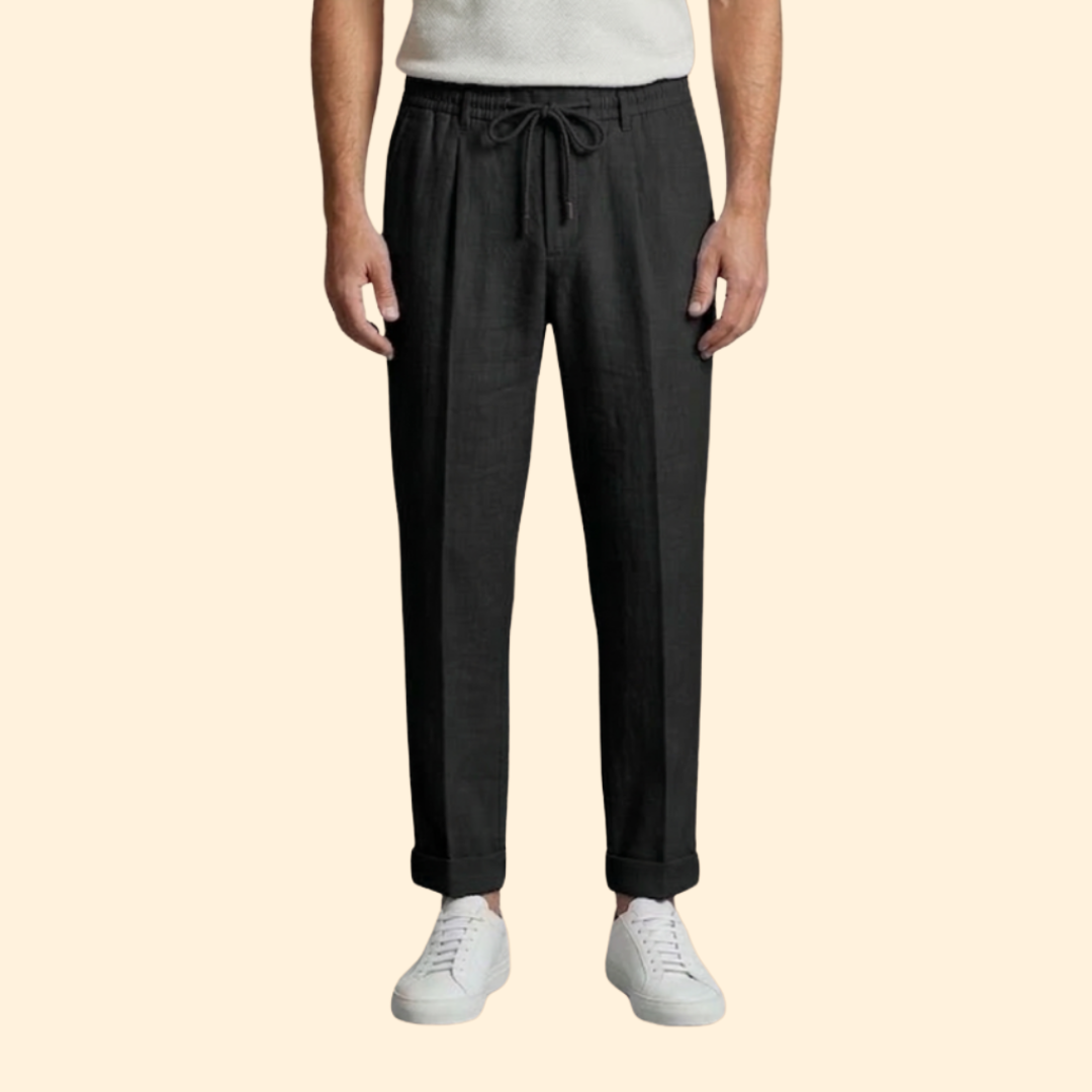 Men’s Beach Pants with Secure Waist Closure