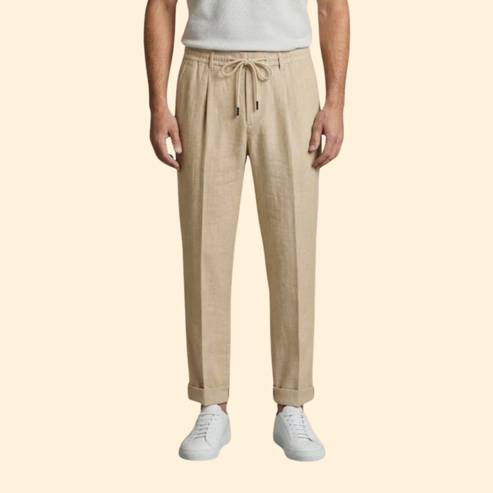 Men’s Beach Pants with Secure Waist Closure
