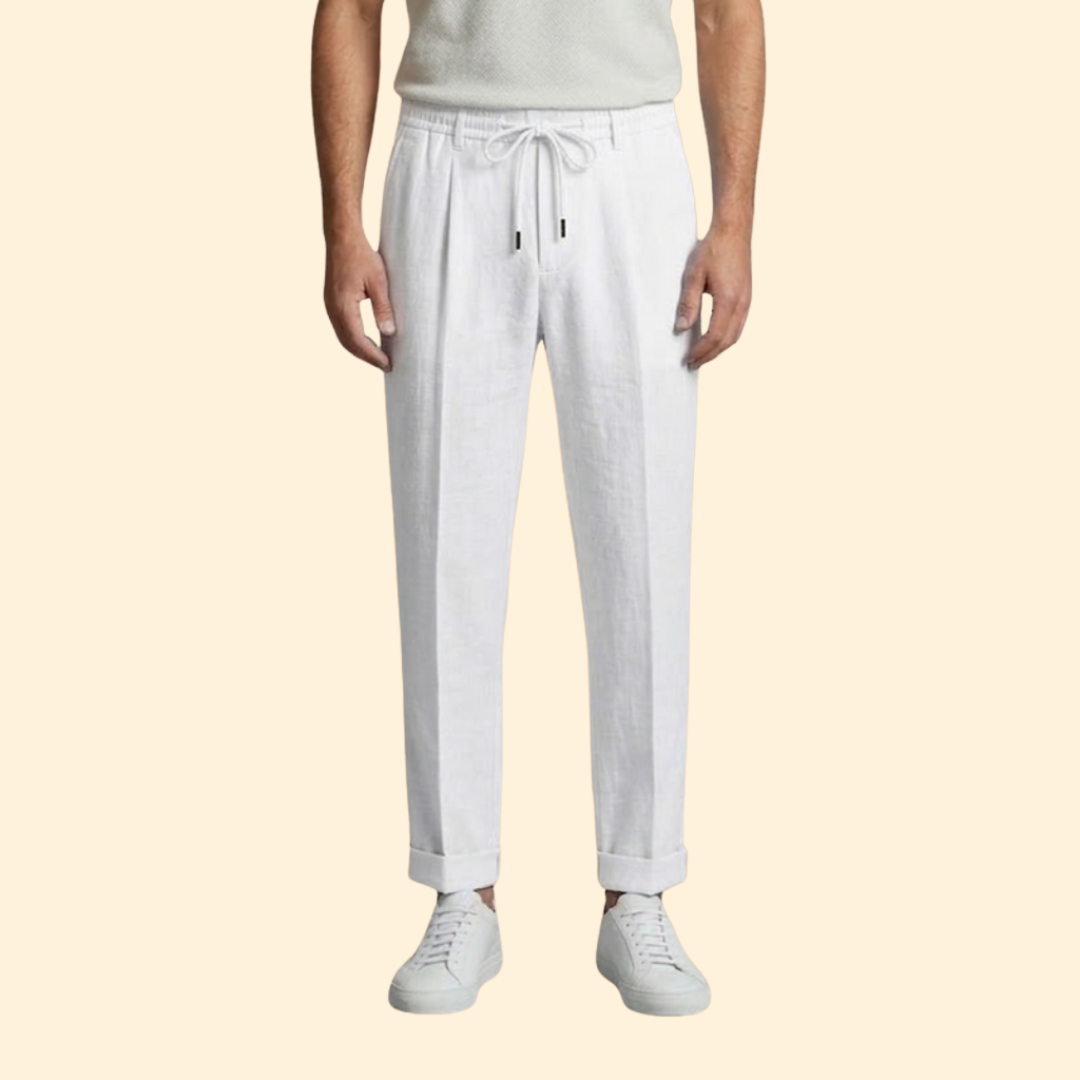 Men’s Beach Pants with Secure Waist Closure