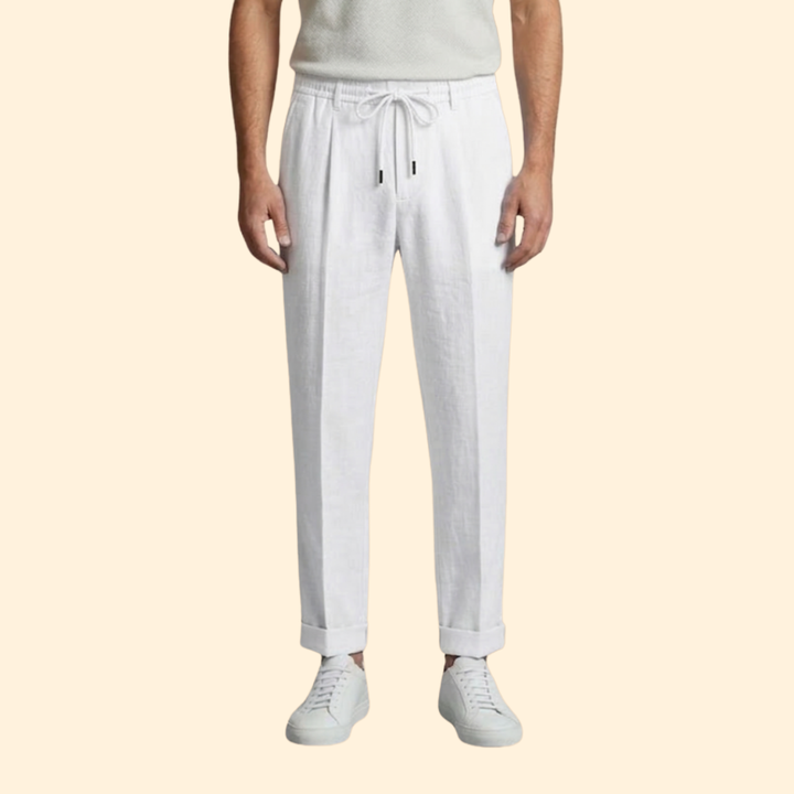 Men’s Beach Pants with Secure Waist Closure