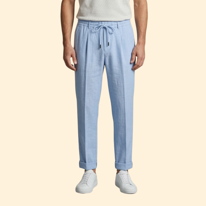 Men’s Beach Pants with Secure Waist Closure
