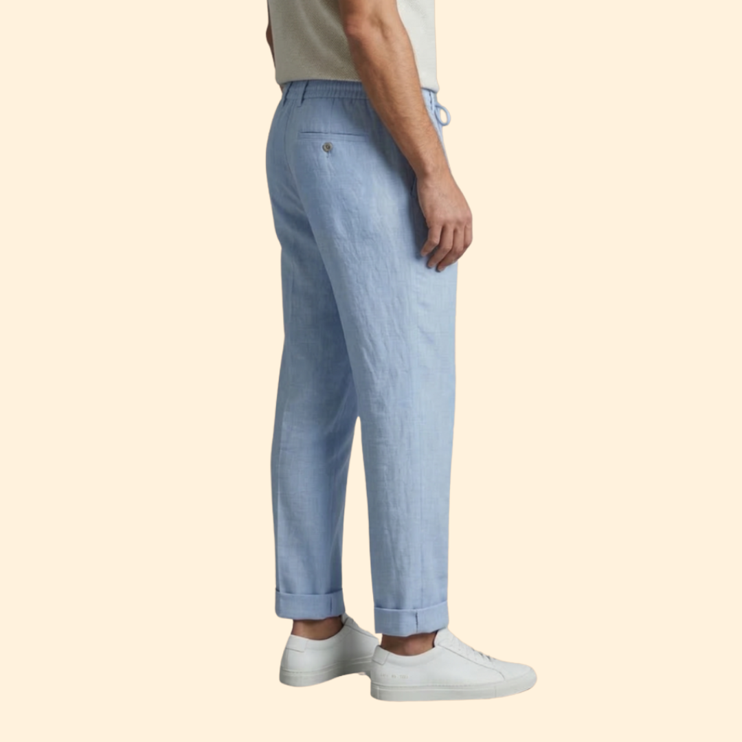 Men’s Beach Pants with Secure Waist Closure